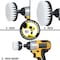 Drill Brush Power Scrubber By Useful Products 5 in W 5 in L Brush, White W-S-542-QC-DB - alternate 6